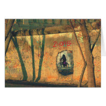 Through the Berlin Wall Greeting Card