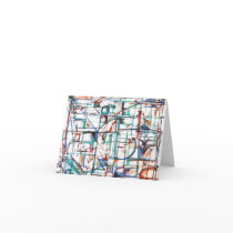 Through the Lines Note Card