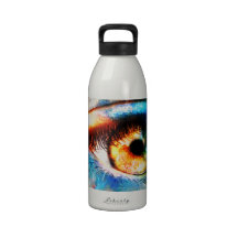 Through the Time Travelers Eye Reusable Water Bottles