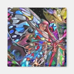 Through the wings of a butterfly! fridge magnets