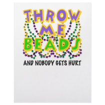 Throw Me Beads and nobody gets hurt Letterhead