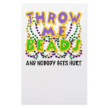 Throw Me Beads and nobody gets hurt Custom Stationery