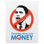 Throwing away your money letterhead design