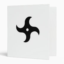 Throwing ninja star binders