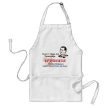 Throwing Squirrels Retro BBQ Apron