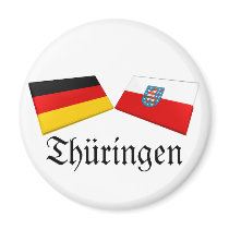 Thueringen, Germany Flag Tiles