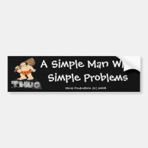 THUG Bumper Sticker