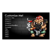 Thug Pug Gangsta Business Card