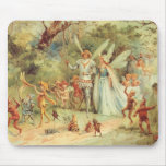 Thumbelina vintage et prince Wedding dans la forêt Tapis De Souris