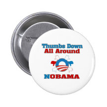 Thumbs Down NObama Buttons