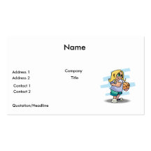 thumbs up basketball girl cartoon graphic business card templates