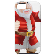 Thumbs up cartoon Santa