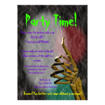 Thumbs up Disco Theme Custom Invitations