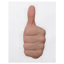 Thumbs up! personalized flyer