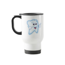 Thumbs up for dental hygiene! mug