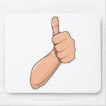 Thumbs Up / Hitchhiking Hand Sign Gesture 3 Mouse Pads