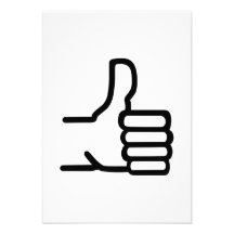 Thumbs up personalized invites