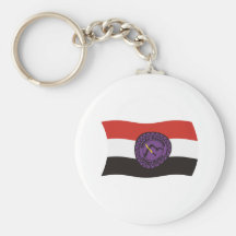 Thunder Mountain Lenape Nation Flag Keychain
