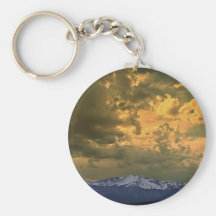 Thunderhead over Pike's Peak Key Chains