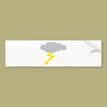 thunderstorm bumper stickers