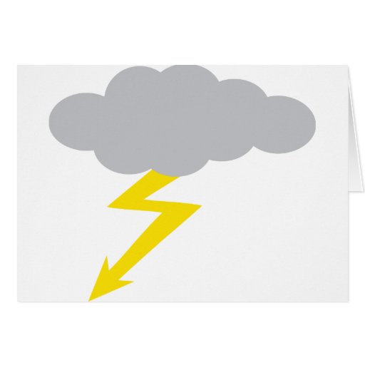 thunderstorm greeting cards