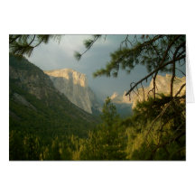 Thunderstorm over Yosemite Valley Card