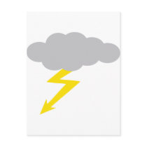 thunderstorm post card