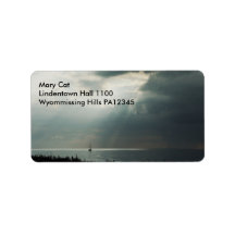 Thunderstorm Sailing Custom Address Labels