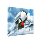 Thunderstreak Turbojet Cockpit Stretched Canvas Print