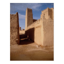 Thunyan Palace, old city, Najd, Saudi Arabia Postcard