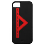 Thurisaz Rune red iPhone 5 Cases