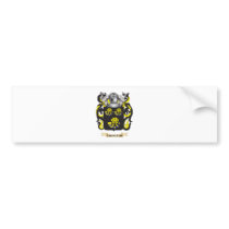 Thurston Family Crest (Coat of Arms) Bumper Stickers