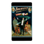 Thurston, Kellers Successor vintage Magician Personalized Shipping Labels