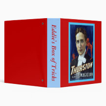 Thurston the Great Magician Vinyl Binder