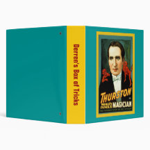 Thurston, World's Famous Magician Vinyl Binder