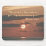 Thy word is a lamp mousepad