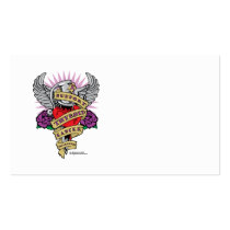 Thyroid Cancer Dagger Business Card Templates