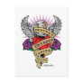 Thyroid Cancer Dagger Postcard