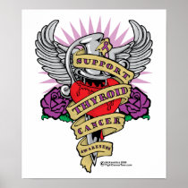 Thyroid Cancer Dagger Poster