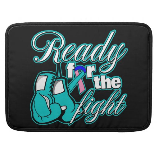 Thyroid Cancer Gloves Ready For The Fight Sleeve For MacBooks
