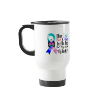 Thyroid Cancer Ribbon Hero My Daughter Coffee Mugs