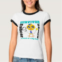 Thyroid Cancer Survivor Chick Ribbon t-shirts