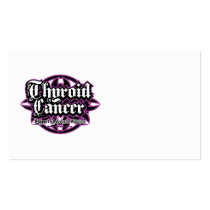 Thyroid Cancer Tribal Business Cards