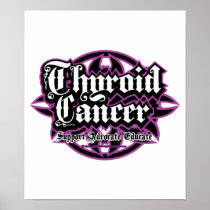 Thyroid Cancer Tribal Poster