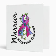 Thyroid Cancer Warrior 15 3 Ring Binders