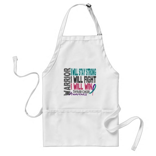 Thyroid Cancer Warrior Apron