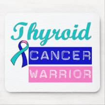 Thyroid Cancer Warrior Mousepads