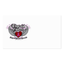 Thyroid Cancer Wings Business Cards