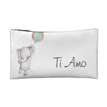 Ti Amo Baby Elephant Cosmetic Bags