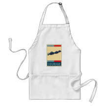 Tiananmen Square Iconic Pop Art Products Apron
